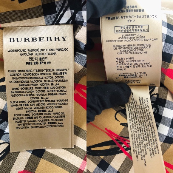 Burberry - Exaggerated Collar Trench Coat in Honey - Picture 12 of 15